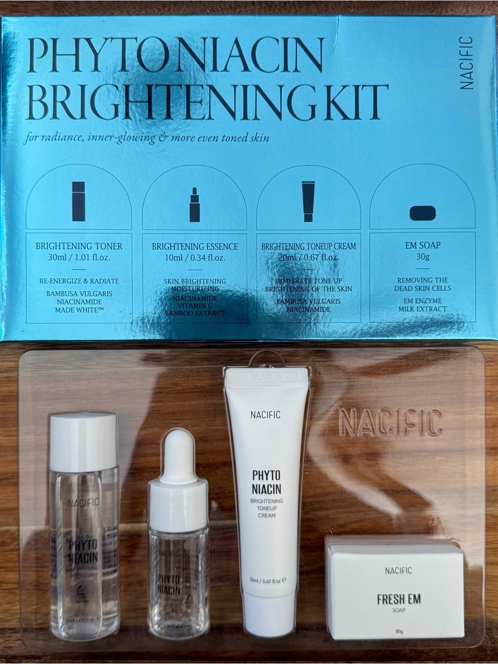 nacific photo nyacin brightening kit